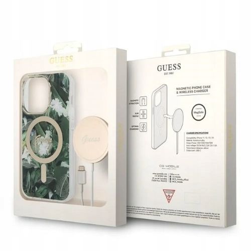 Zestaw Etui + Ładowarka MagSafe do iPhone 14 Pro Guess Bundle Pack na Arena.pl