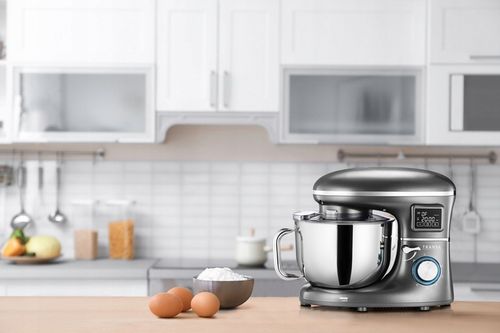 Robot planetarny z podgrzewaną misą Kuchenny Srebrny MISA 6L DUŻA MOC 3000W na Arena.pl