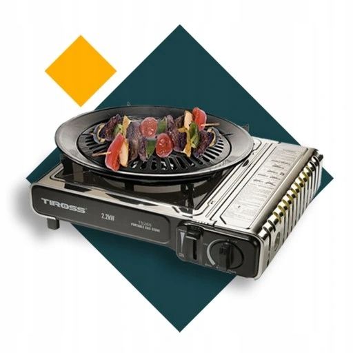 Kuchenka turystyczna +GAZ x 4 szt. TS-265 PIKNIK KAMPING PLENER zdjęcie 14