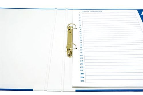 Segregator A4/2R/20Mm Niebieski Do Akt Osob. 3769 na Arena.pl