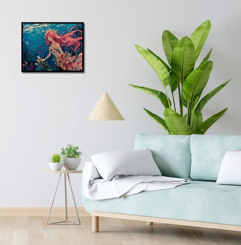 Plakat 50x40cm Nimfa Oceanu na Arena.pl