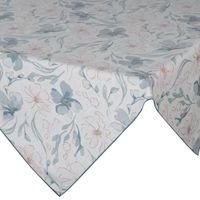 Serwetka INES 10 85x85 cm beż niebieski kwiatowy wzór vintage