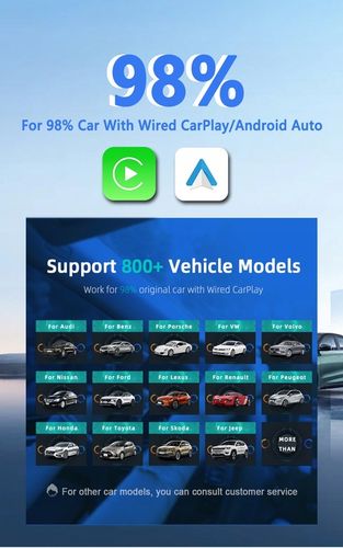Bezprzewodowy Adapter Mini USB CarPlay do iPhone iOS ANDROID AUTO na Arena.pl