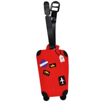 Brelok identyfikator bagażu zawieszka podróżna walizki samolotu adresownik