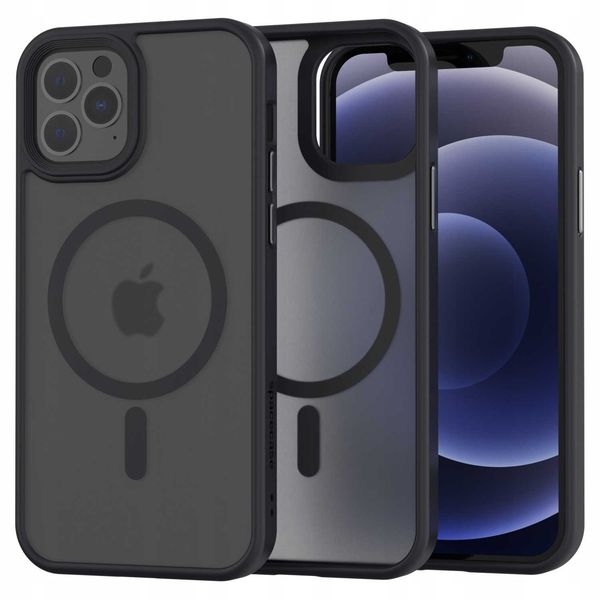 Spacecase Hybrid Mag iPhone 12/12 Pro black zdjęcie 1
