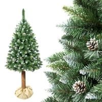 Sosna NATURALNA ośnieżona na PNIU choinka sztuczna 180cm