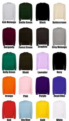 BLUZA męska z okrągłym dekoltem TWÓJ HAFT LOGO GRAFIKA reklamowa 5 sztuk na Arena.pl