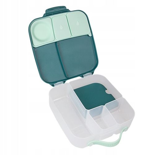 LUNCHBOX Pudełko BIG 2000 ml Śniadanie Obiad Przegrody Emerald B.box 2L na Arena.pl