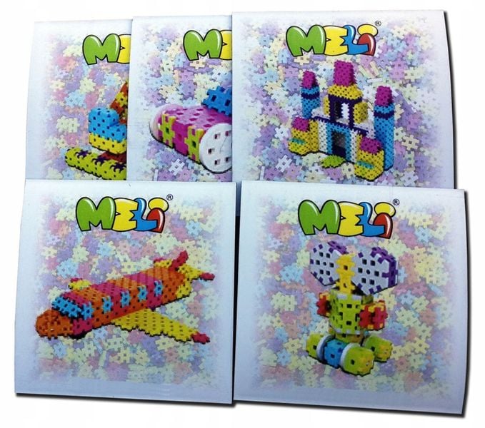 Klocki Meli Konstrukcyjne Basic 600 sztuk +PREZENT zdjęcie 4