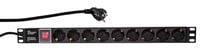 Listwa zasilająca LogiLink do szaf PDU9C02 19" 16A PDU 9x Schuko 2m