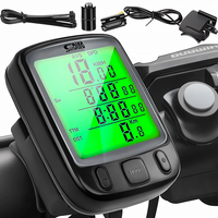 LICZNIK ROWEROWY PODŚWIETLANY LCD WODOODPORNY TERMOMETR NA ROWER 28 FUNKCJI