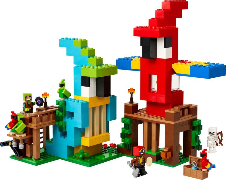LEGO Minecraft 21282 Papugowe domki zdjęcie 2