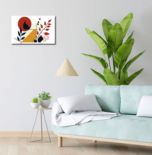 Obraz 50x30cm Ogień i Flora na Arena.pl