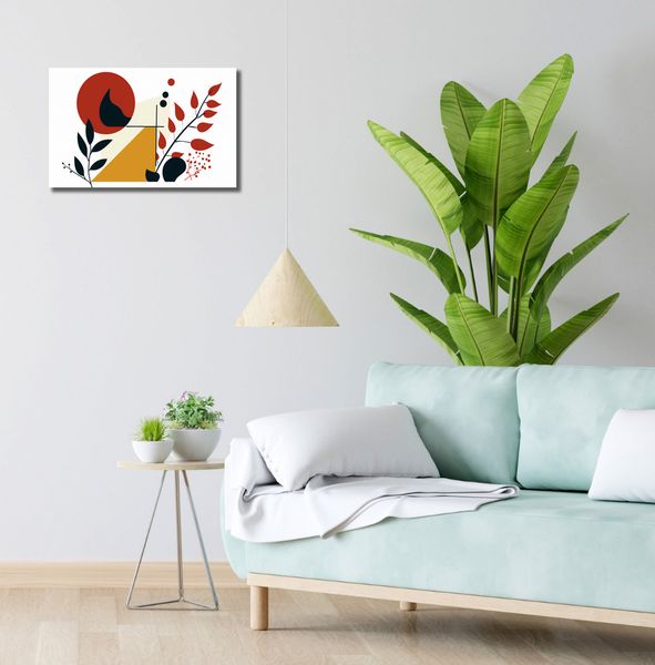 Obraz 50x30cm Ogień i Flora zdjęcie 2