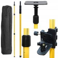 TYCZKA DO POZIOMICY LASEROWEJ 3 M STATYW LASER KRZYŻOWY KOLUMNA ROZPOROWA