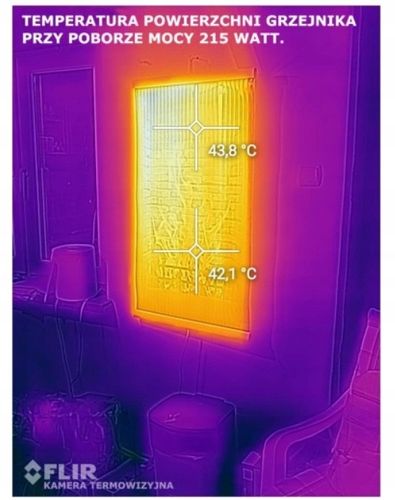 Grzejnik na podczerwień TRIO - wzór: KOMINEK z REGULATOREM MOCY na 2 tryby na Arena.pl