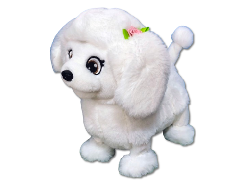 Pluszak Interaktywny piesek Lily - Biały na Arena.pl