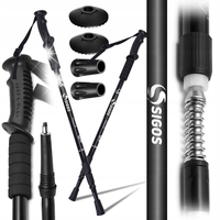 LEKKIE Kije Trekkingowe Nordic Walking Kijki Regulowane do Chodzenia 2 szt