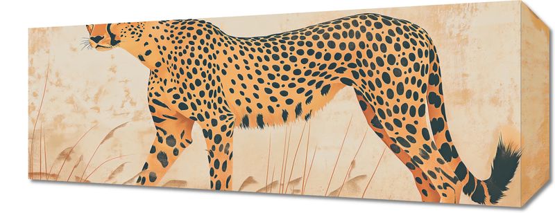 Obraz 50x20cm Gepard w Ruchu zdjęcie 1