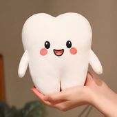 Pluszowa szczoteczka do zębów, kolor pasta do zębów, 20 cm Teeth