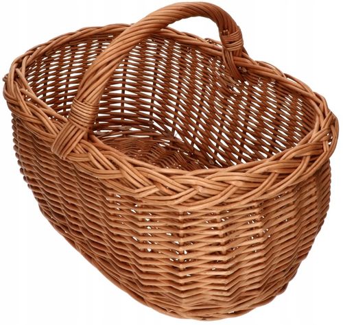 KOSZ KOSZYK WIKLINOWY NA ZAKUPY PIKNIK GRZYBY 45 CM WIELKANOC na Arena.pl