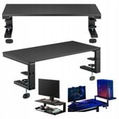 MOZOS ERGO CLAMP Podstawka pod laptopa półka na laptopa PC czarna