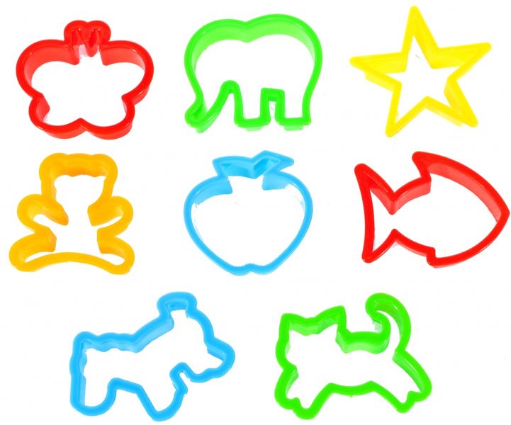 Ciastolina - Masa Plastyczna 4 Kubeczki, Foremki i Akcesoria zdjęcie 5