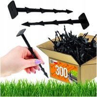 Mocne Szpilki Kołki do Agrowłókniny Kotwy Agrotkaniny Polskie 300szt