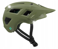 Kask rowerowy LAZER Coyote KinetiCore Zielony mat MTB (rozmiar S)