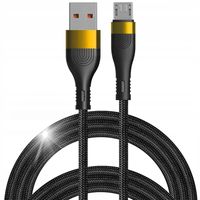 Kabel niktrade USB - microUSB typ B 2 m czarny