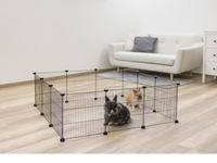 KERBL Kojec modułowy wybieg klatka świnki kawii królika jeża 12 el 140x70cm