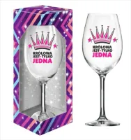 Śmieszny Prezent na 18 30 40 50 60 Urodziny dla Kobiety, Kieliszek 700ml