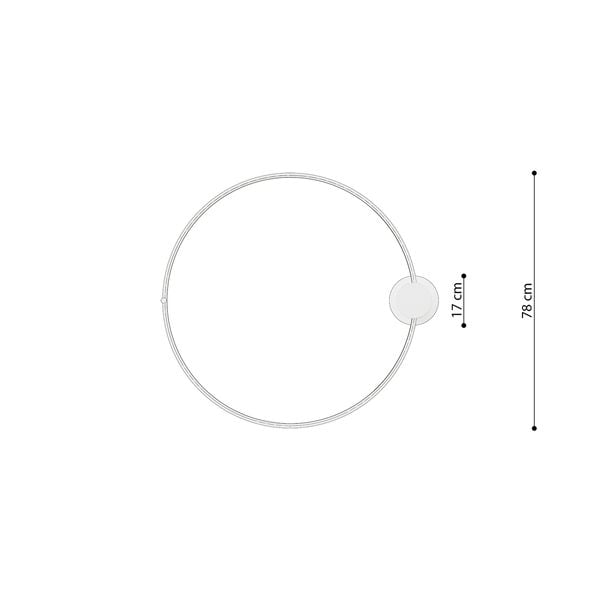 Plafon RIO 78 czarny LED 3000K zdjęcie 7