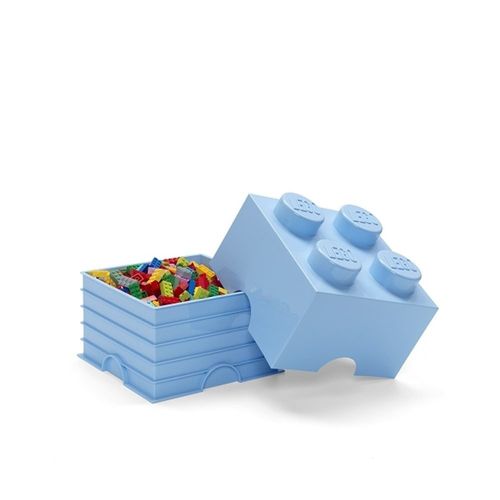 Pojemnik LEGO na klocki 2x2 niebieski 40031736 na Arena.pl