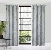 Zasłona gotowa na przelotkach WERA 140x250 Eurofirany jasnoszara