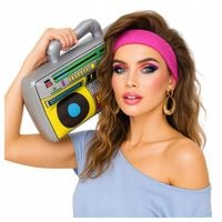 MAGNETOFON balon RADIO przebranie lata 80 balon BOOMBOX dmuchany karnawał