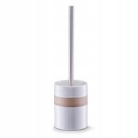 Zeller szczotka do WC ceramiczna beżowo-brązowa O9,5 x 33 cm