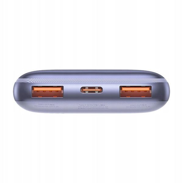 BASEUS POWER BANK PODRÓŻNY 10000 MAH 2X USB USB-C QC 3.0 20W Z KABLEM USB zdjęcie 14