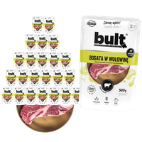 BULT mokra karma dla psa Wołowina saszetka 24x500g