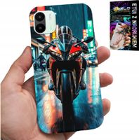 ETUI DO XIAOMI REDMI A1 - MOTOR, MOTOCYKLE JEDNOŚLAD WZORY + SZKŁO