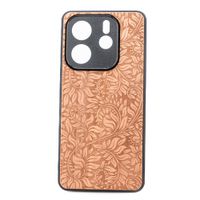 Drewniane Etui Bewood do Xiaomi Redmi Note 14 5G LIŚCIE JABŁOŃ