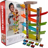 TOR SAMOCHODOWY DUŻY ZJEŻDŻALNIA DLA AUTEK 7 szt.