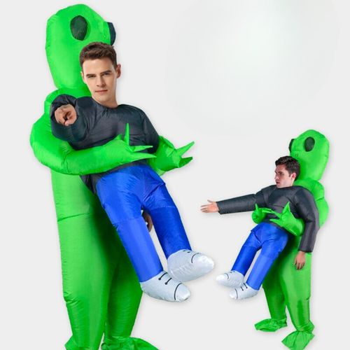 Kostium alien UFO kosmita dmuchany przebranie strój Halloween samopompujący na Arena.pl