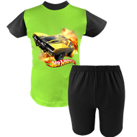 Krótka Piżama dziecięca Hot Wheels
