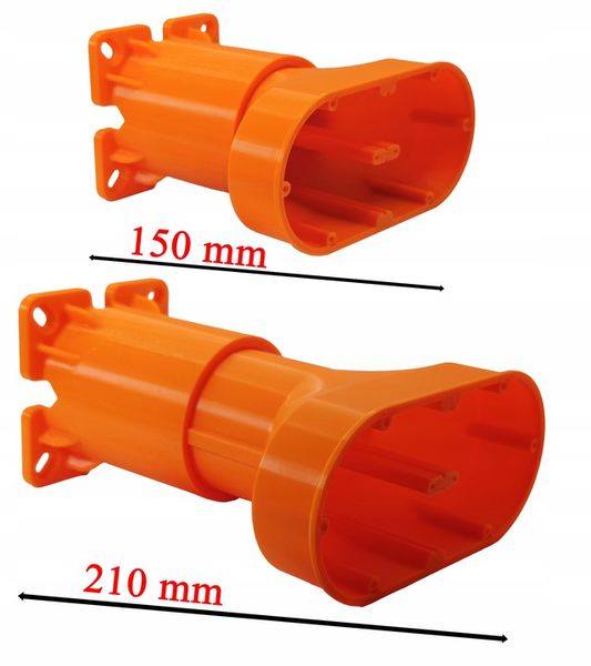 PUSZKA ELEKTRYCZNA PODWÓJNA DO ELEWACJI 150-210 MM, STEROPIAN, REGULOWANA zdjęcie 2
