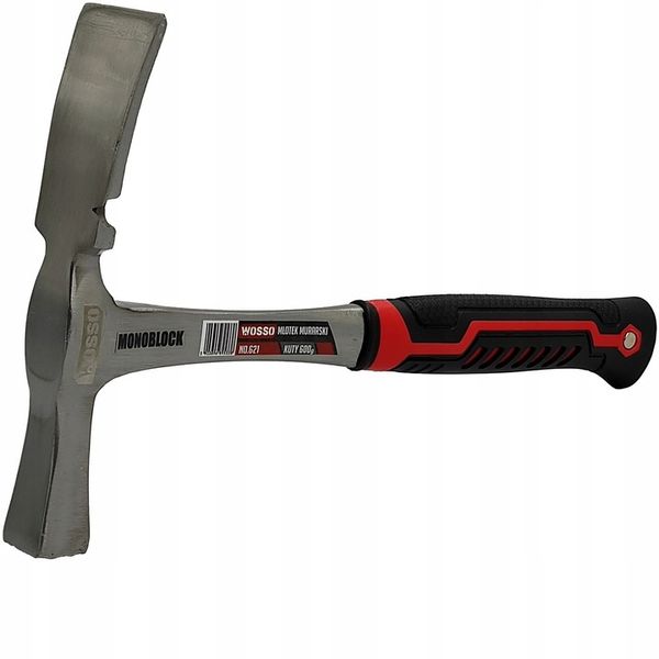 Młotek MURARSKI BERLIŃSKI STALOWY MONOBLOCK 600g zdjęcie 5
