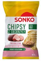 Sonko Chipsy z ciecierzycy wędzona szynka 60 g