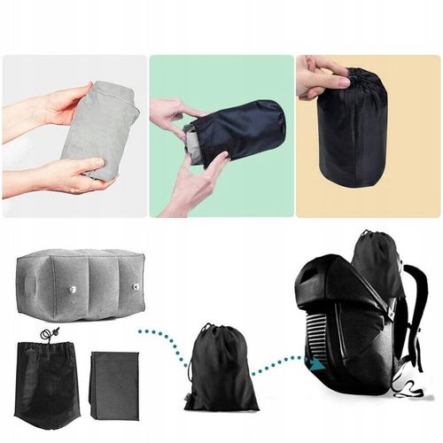 NADMUCHIWANA PODUSZKA PODRÓŻNA POD STOPY DO AUTO na Arena.pl