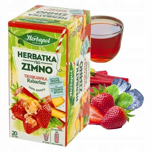 Zestaw Herbapol herbata NA ZIMNO 3 smaki 8 herbat 160 saszetek na Arena.pl