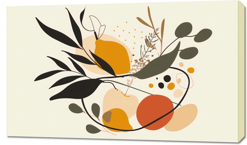 Obraz 100x60cm Botaniczny Wir zdjęcie 1